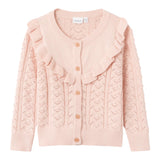 NAME IT cardigan tinta unita traforato Rosa per Bambina 13225024 ROSA NAME IT