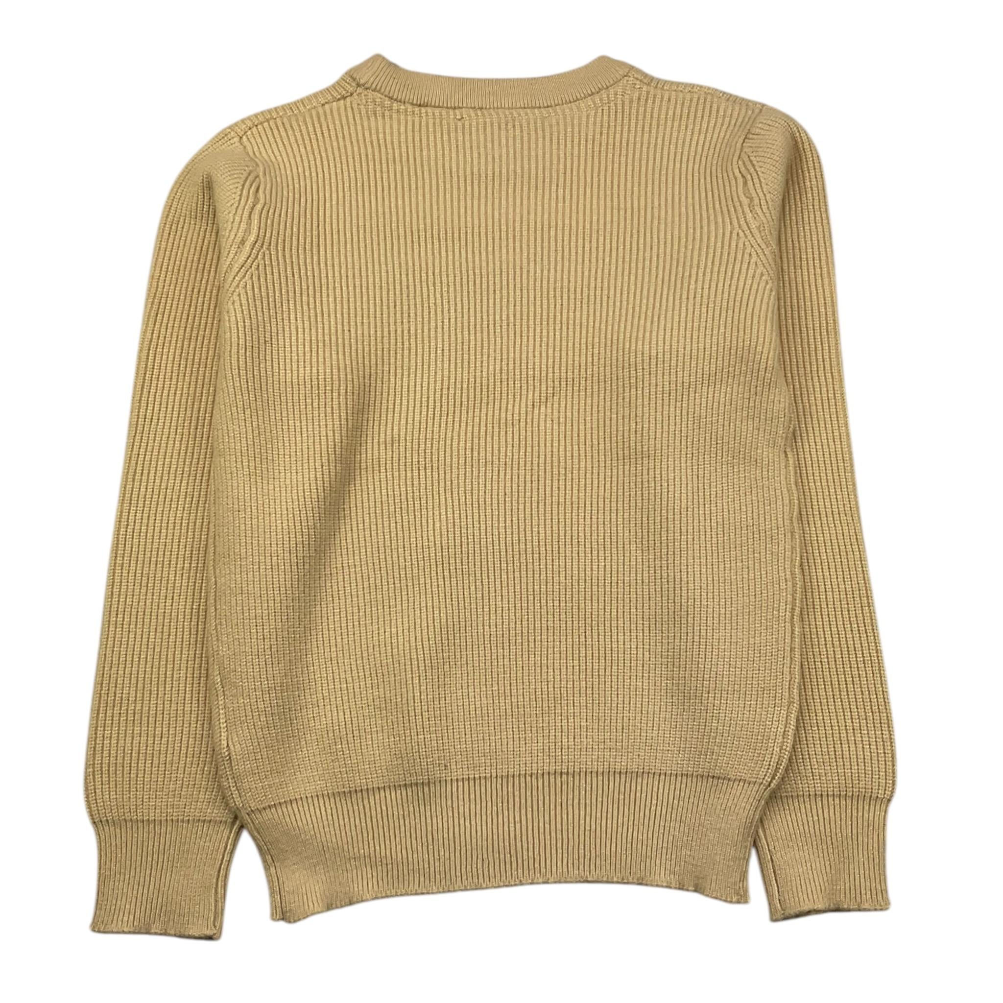 TRUSSARDI maglia girocollo tinta unita Beige per Bambino TBA25019MA BEIGE TRUSSARDI