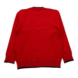 JECKERSON maglia girocollo tinta unita con ricamo orso Rosso per Bambino JB4019 ROSSO JECKERSON