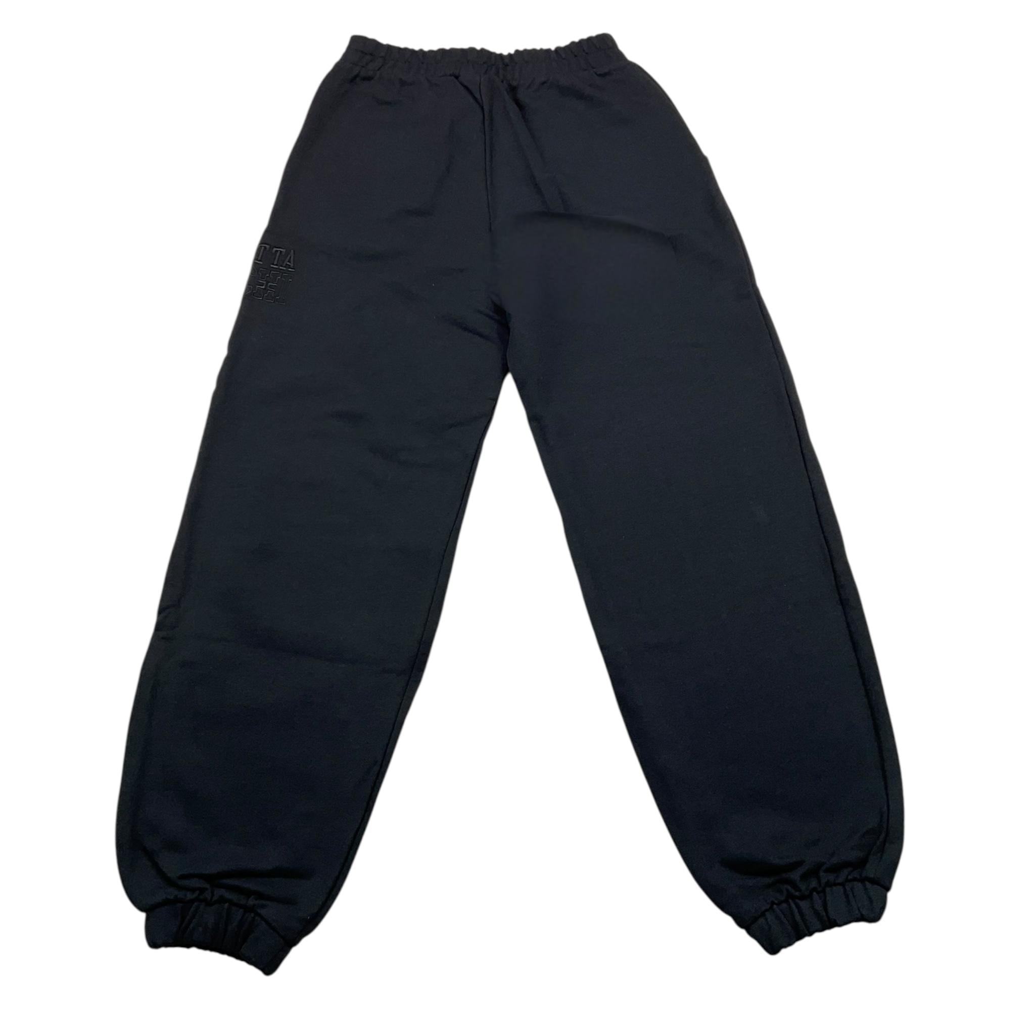 ELISABETTA FRANCHI pantalone tuta tinta unita con logo Nero per Bambina EFPA272X NERO ELISABETTA FRANCHI