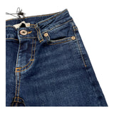 DIXIE jeans tinta unita con girovita regolabile Blu per Bambina PHH7012G67 BLU DIXIE