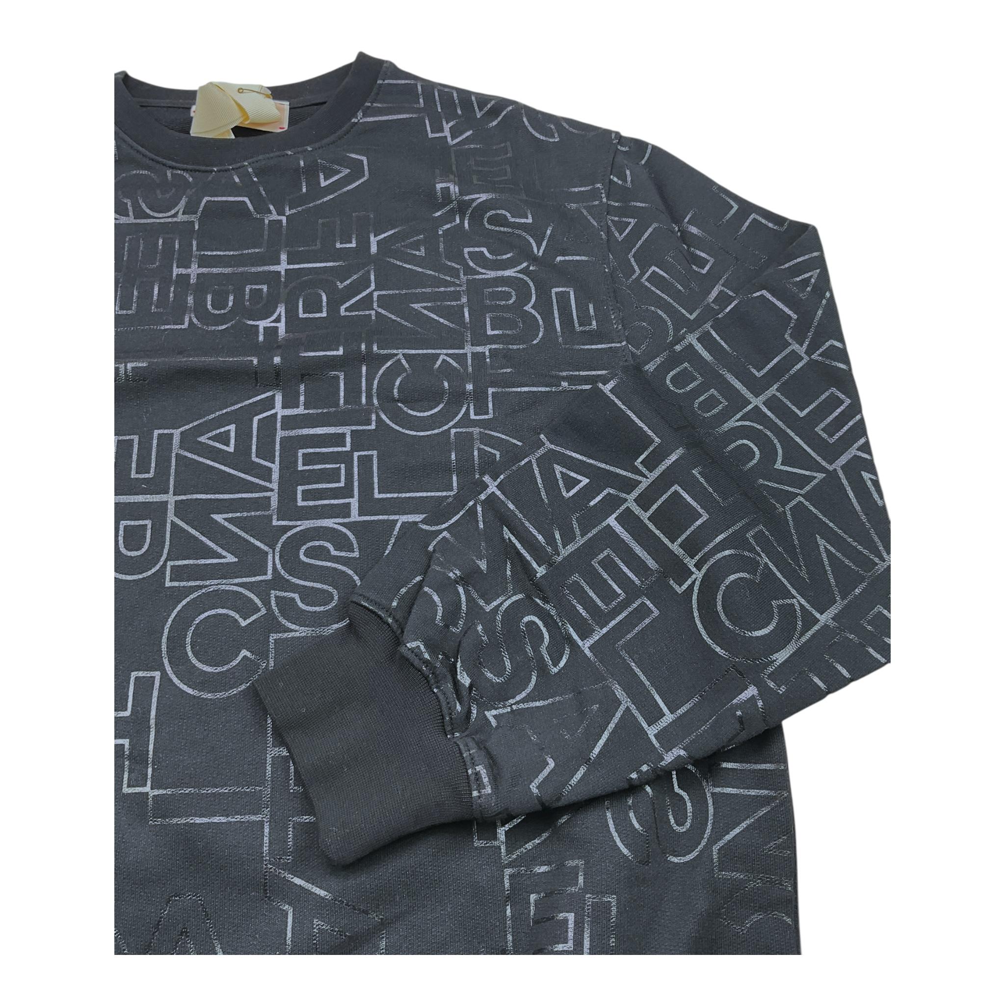 ELISABETTA FRANCHI felpa chiusa girocollo tinta unita Nero per Bambina EFFE128 NERO ELISABETTA FRANCHI