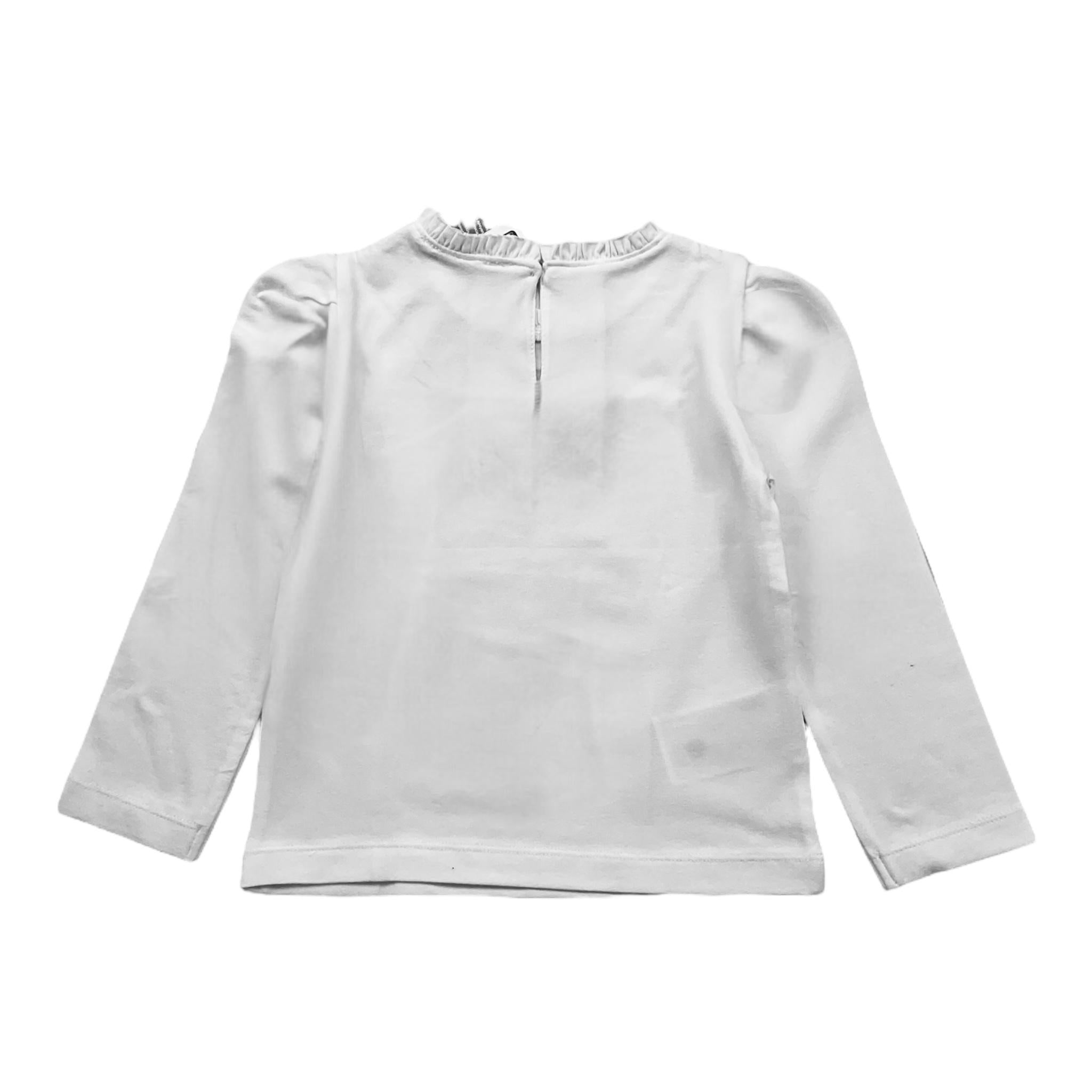 MAYORAL shirt tinta unita con stampa in contrasto Bianco per Neonata 4065XX BIANCO MAYORAL