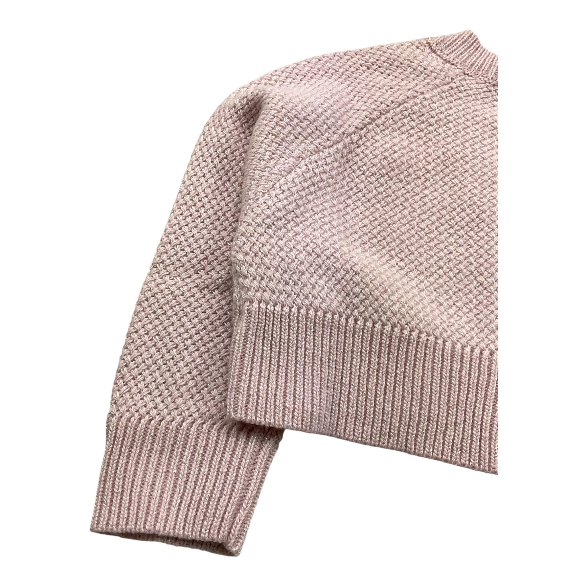 SIMONETTA cardigan tinta unita con scollo a v Rosa per Bambina SV9A10 ROSA SIMONETTA