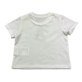 MOSCHINO t-shirt girocollo tinta unita con stampa Bianco per Neonato MSM047 BIANCO MOSCHINO
