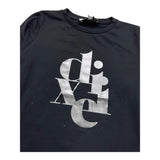 DIXIE shirt girocollo tinta unita con stampa Nero per Bambina ML28030G67 NERO DIXIE