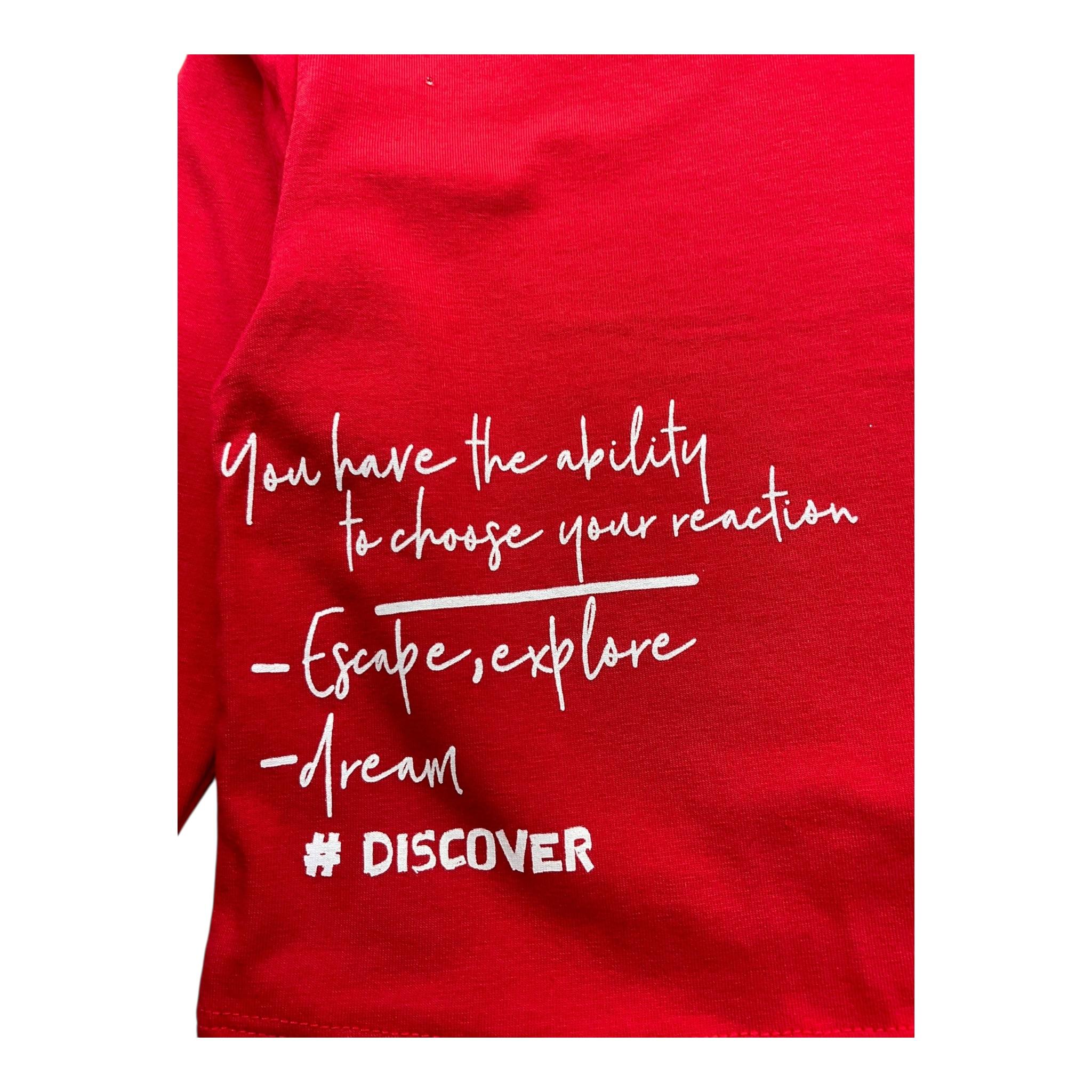 Y-CLU shirt girocollo tinta unita con stampa Rosso per Neonato 10733 ROSSO Y-CLU