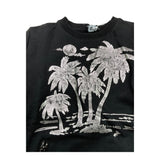 CFBS felp chiusa girocollo tinta unita con stampa Nero per Bambino CSFE2008 NERO CFBS