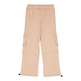 MSGM pantalone tuta tinta unita con elastico Beige per Bambina F4MSJUFP065 BEIGE MSGM