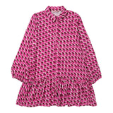 LIU JO abito manica lunga stampa fantasia Fuxia per Bambina GF3027 FUXIA LIU JO