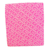 ELISABETTA FRANCHI coperta bicolore cn loghi Rosa fluo per Neonata ENC049 ROSA FLUO ELISABETTA FRANCHI