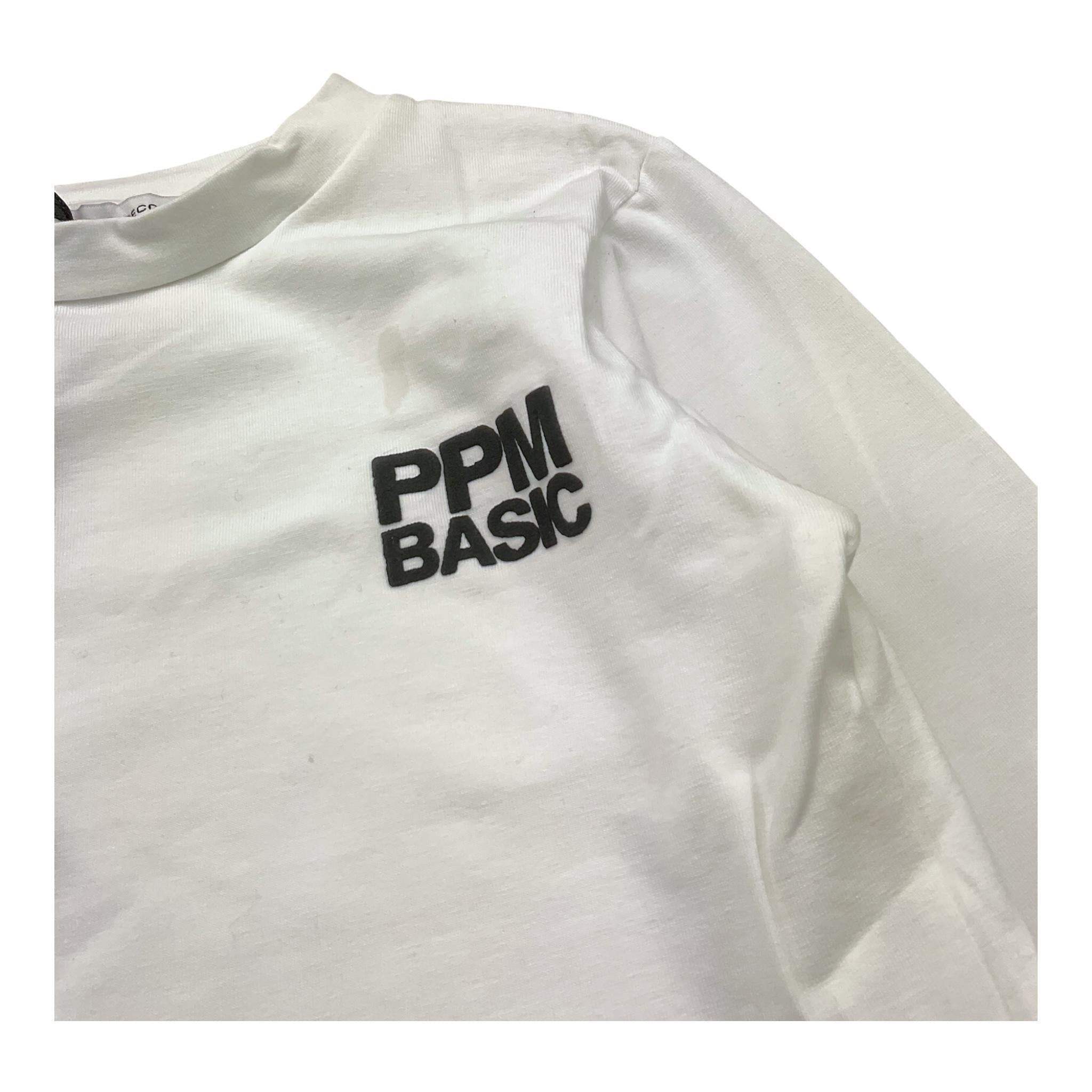 PAOLO PECORA shirt girocollo tinta unita con stampa Bianco per Neonato PP3845X BIANCO PAOLO PECORA