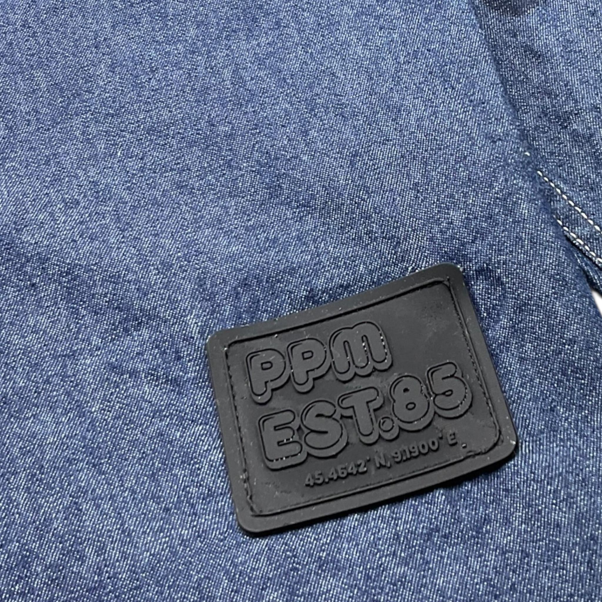 PAOLO PECORA camicia in denim tinta unita Blu per Bambino PP3485 BLU PAOLO PECORA
