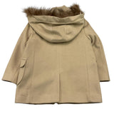 NEVER TOO cappotto tinta unita con cappuccio Beige per Bambino NT2180B BEIGE NEVER TOO