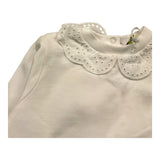 LOSAN felpa chiusa girocollo tinta unita Bianco per Neonata LBGA0202 BIANCO LOSAN