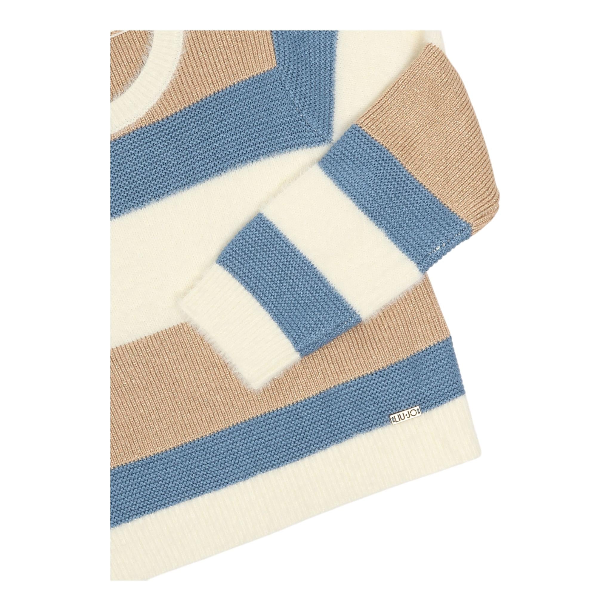 LIU JO shirt girocollo tinta unita con stampa Multicolor per Neonata KF4073N MULTICOLOR LIU JO