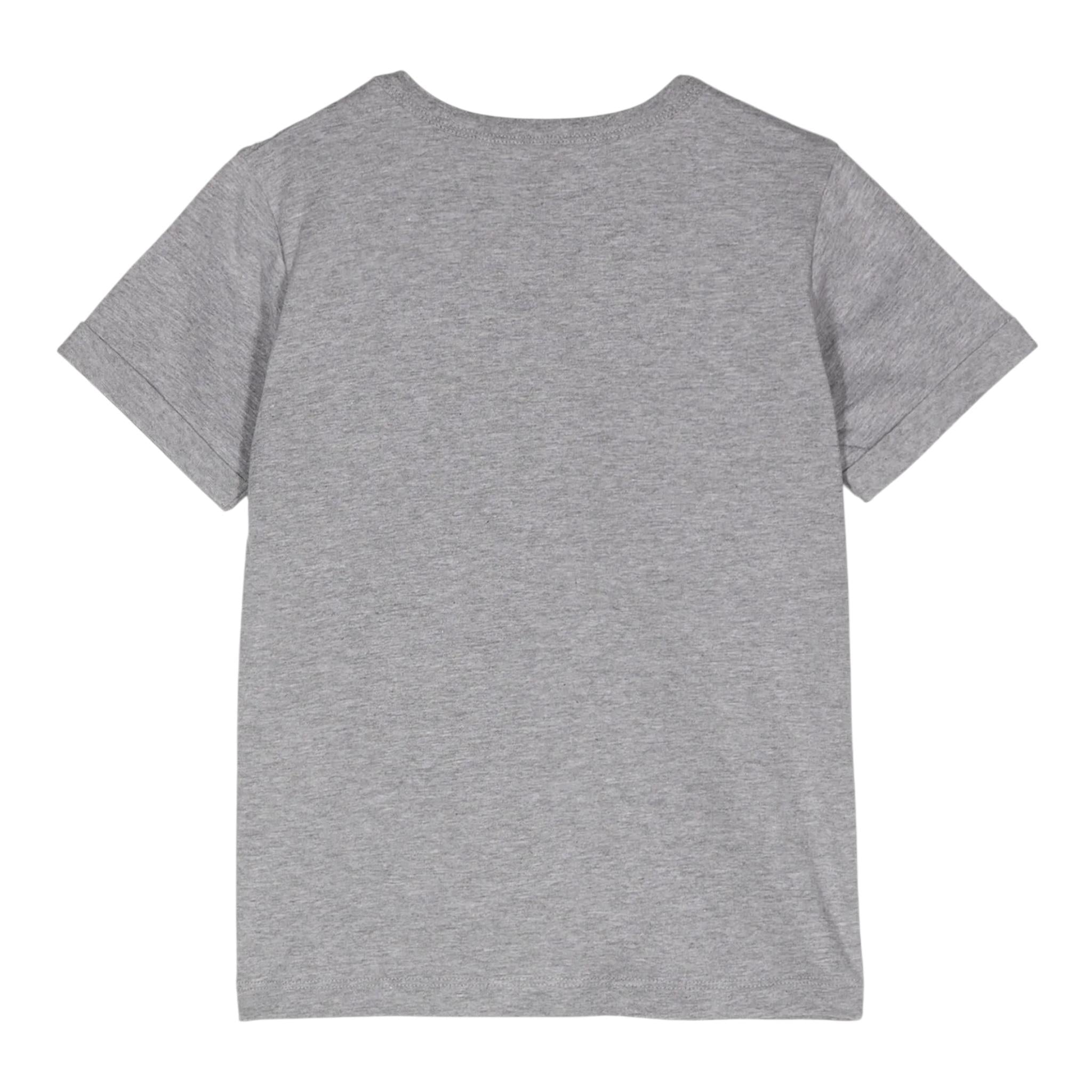 STELLA McCARTNEY t-shirt girocollo tinta unita cn stampa stella Grigio per Bambina TV8C91 GRIGIO STELLA McCARTNEY