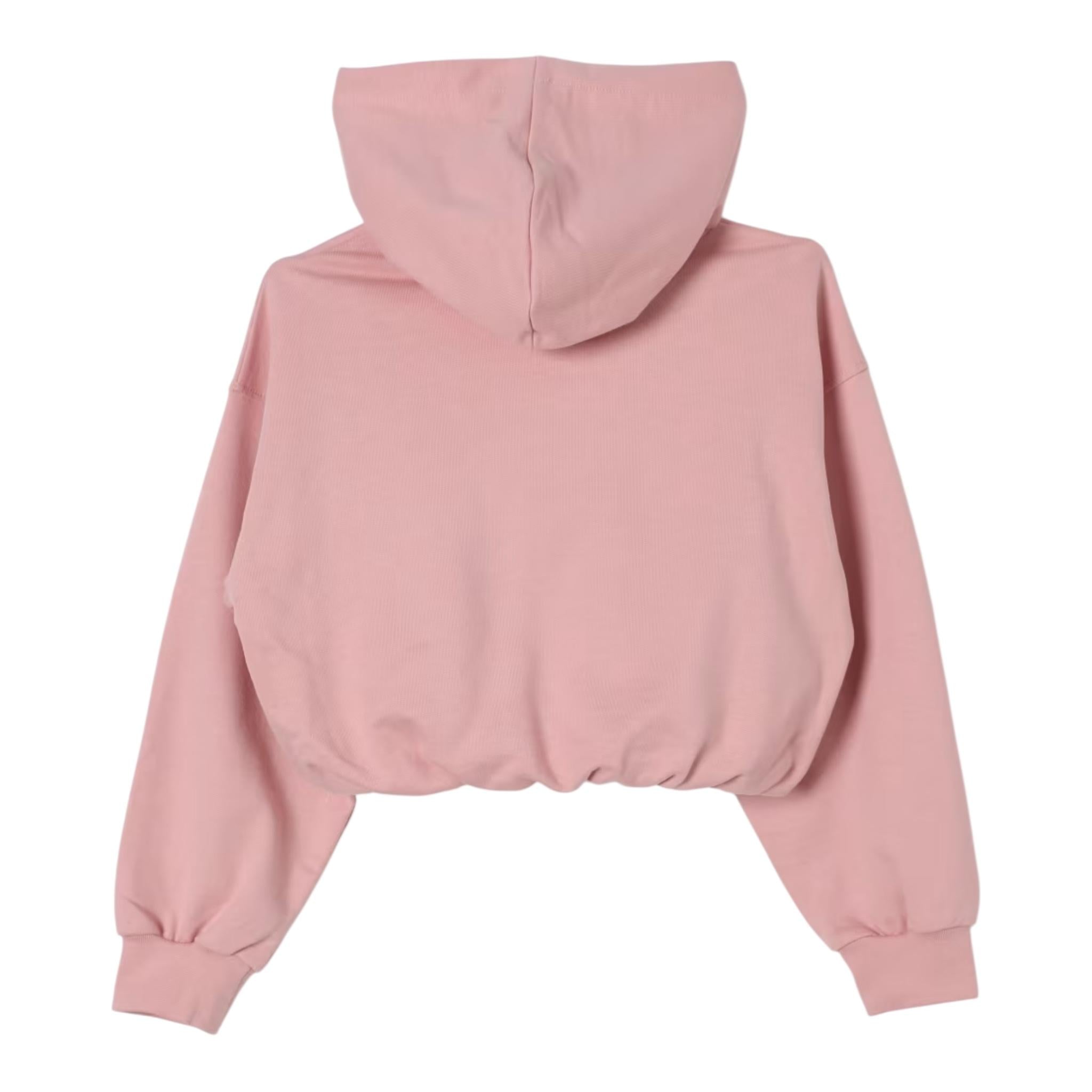 ELISABETTA FRANCHI felpa tinta unita con cappuccio Rosa per Bambina EFFE134XX ROSA ELISABETTA FRANCHI
