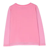 MISS BLUMARINE shirt girocollo tinta unita cn maniche velate Rosa per Bambina IF3071 ROSA MISS BLUMARINE