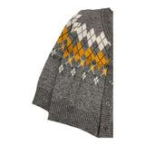 JECKERSON cardigan tinta unita cn rombi Grigio per Bambino JB4343 GRIGIO JECKERSON