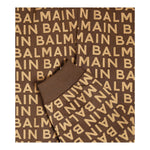 BALMAIN pantalone tuta tinta unita con stampe logo Beige per Bambino BT7Q40 BEIGE BALMAIN