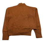 MANILA GRACE maglia mezzocollo tinta unita con logo Tabacco per Bambina MFJF24M168 TABACCO MANILA GRACE