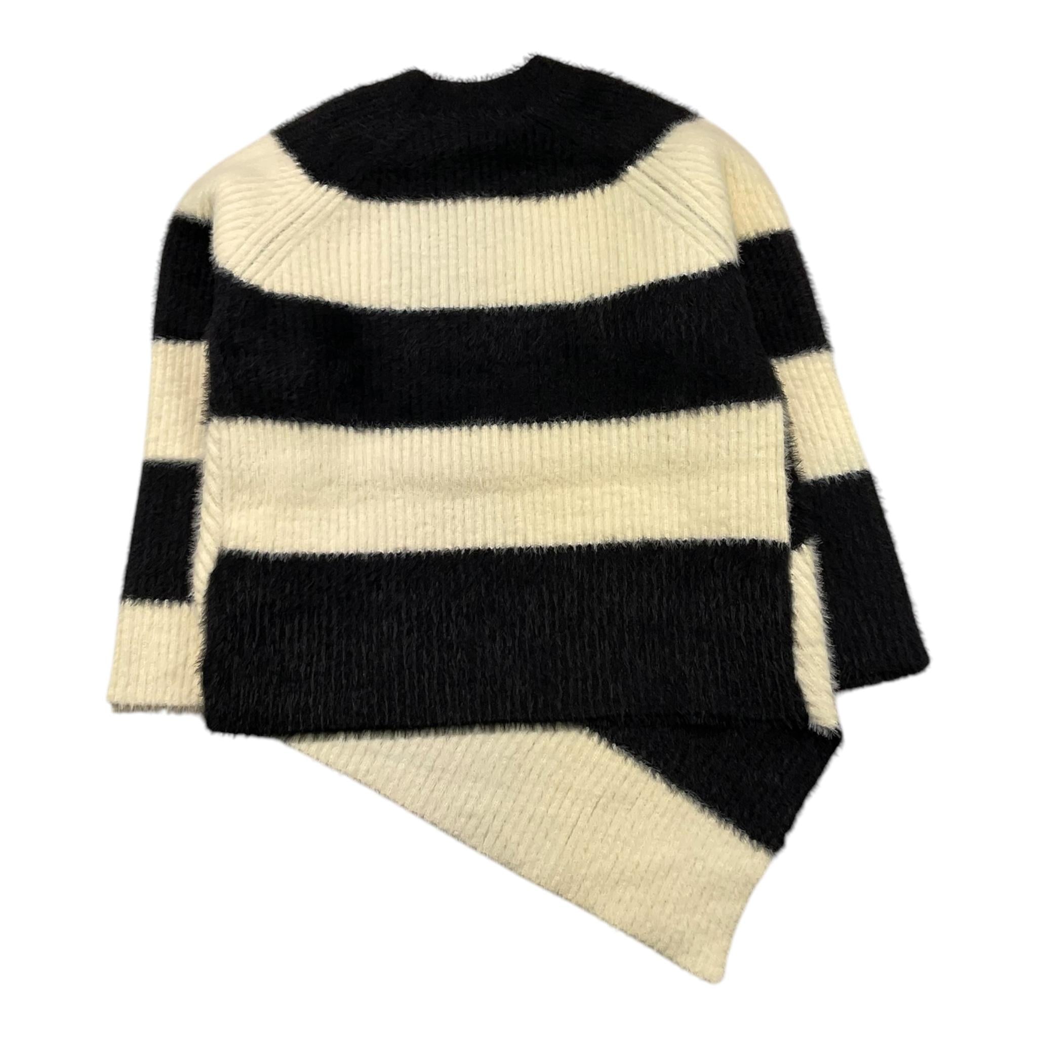 TO be too maglia asimmetrica bicolore girocollo Nero/panna per Bambina TFBF24A600 NERO/PANNA TO be too