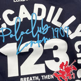 POLO CLUB LONDON shirt girocollo tinta unita con stampa Blu per Neonato 242112N BLU POLO CLUB LONDON