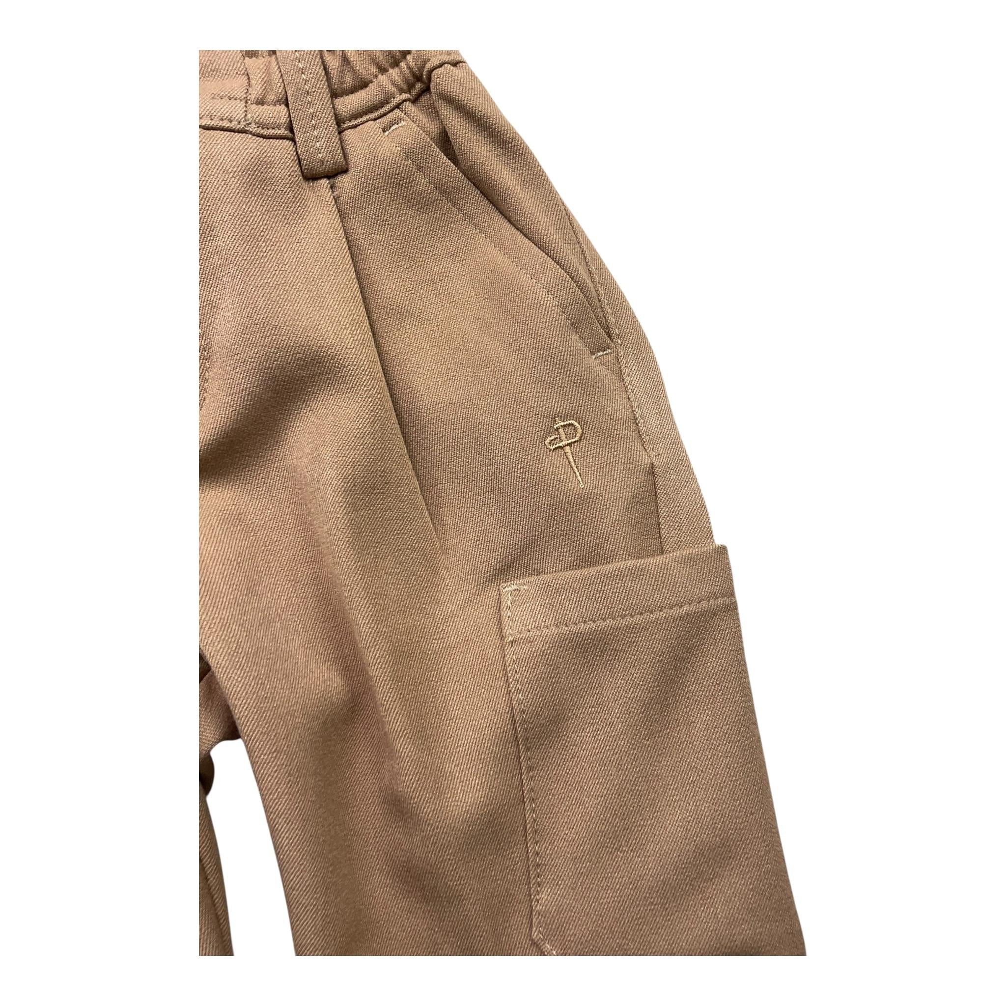 CESARE PACIOTTI pantalone tinta unita con elastico in vita Sabbia per Neonato PTP5350B SABBIA CESARE PACIOTTI