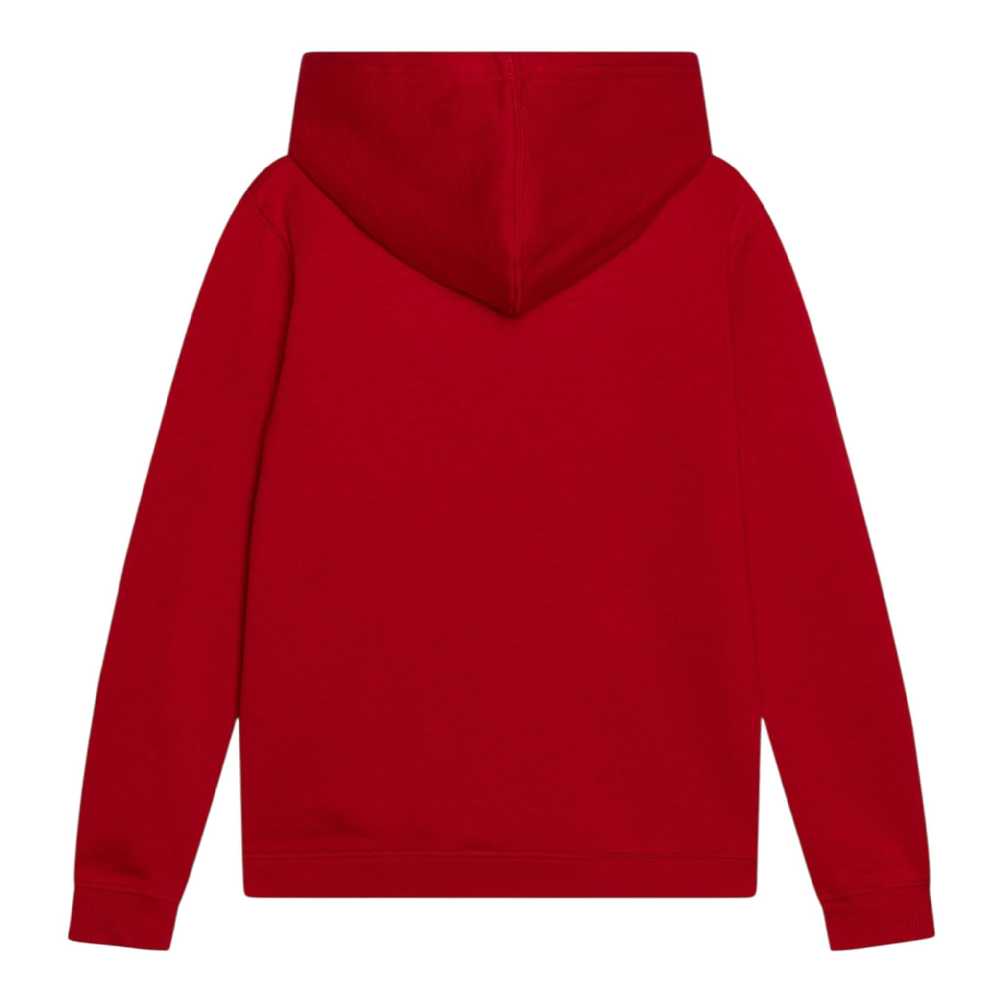 LEVI'S felpa chiusa con cappuccio tinta unita con stampa logo Rosso per Bambino 9EL533X ROSSO LEVI'S
