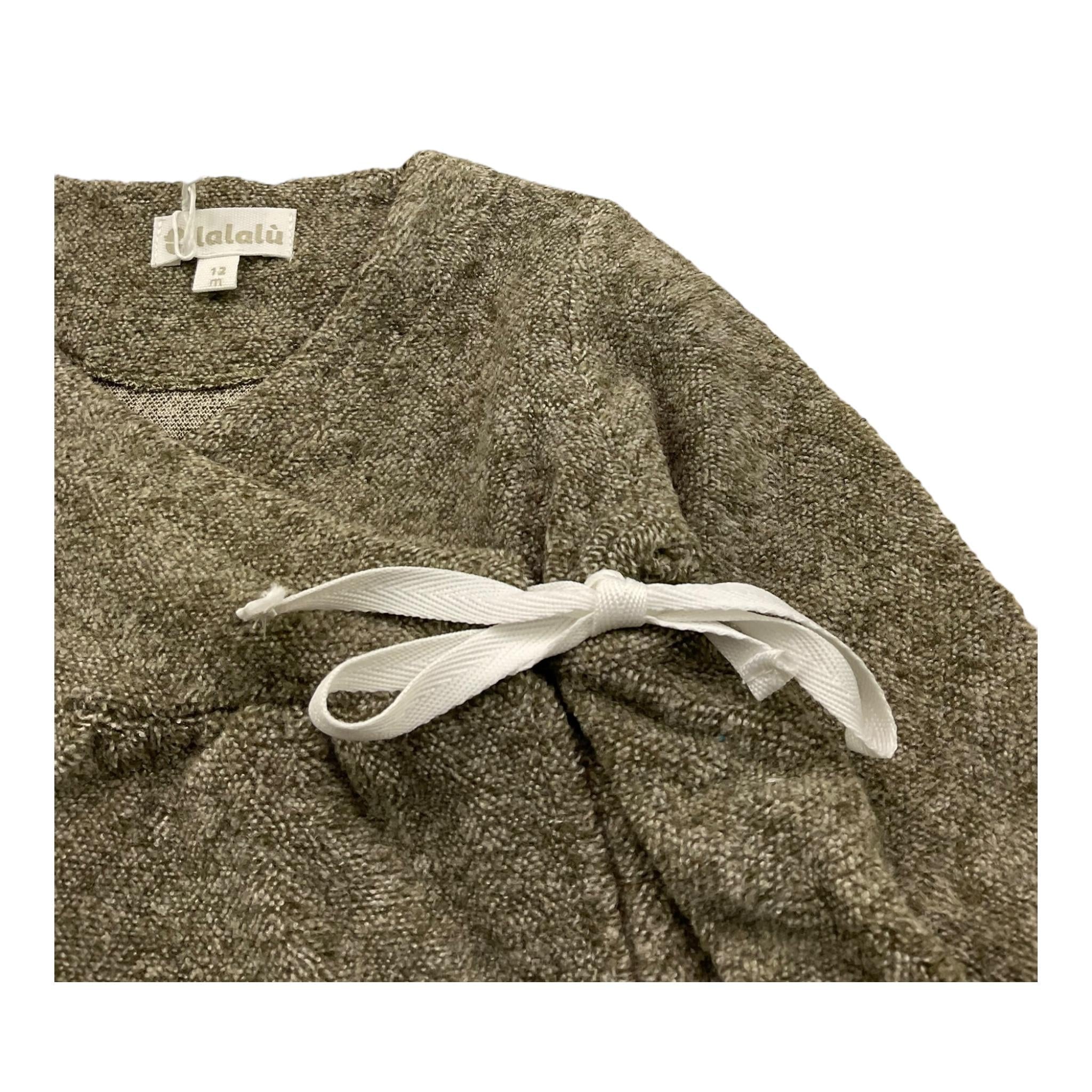LALALU' cardigan tinta unita Verde per Neonata MGL11N VERDE LALALU'