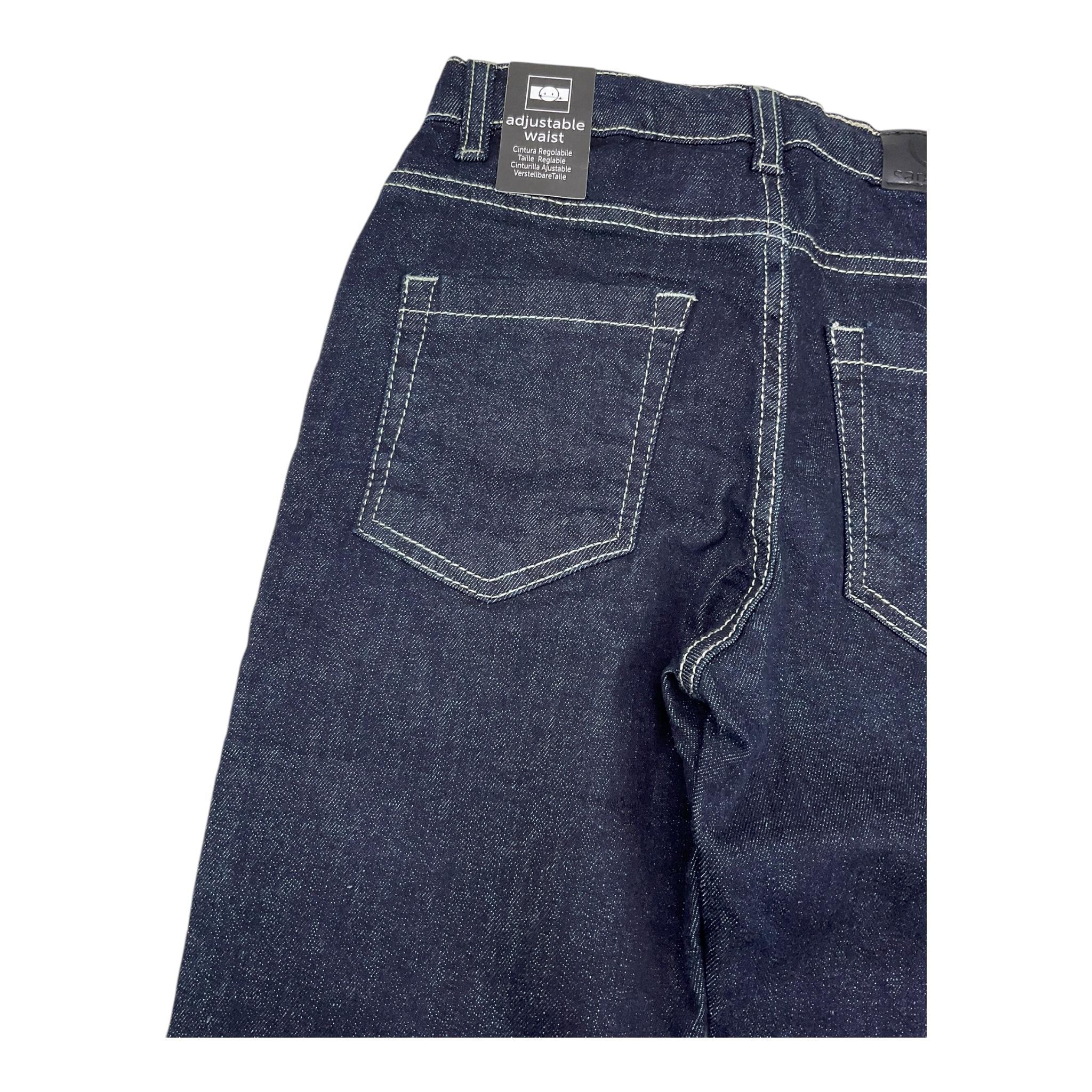 SARABANDA jeans tinta unita con girovita regolabile Blu per Bambino A043 BLU SARABANDA