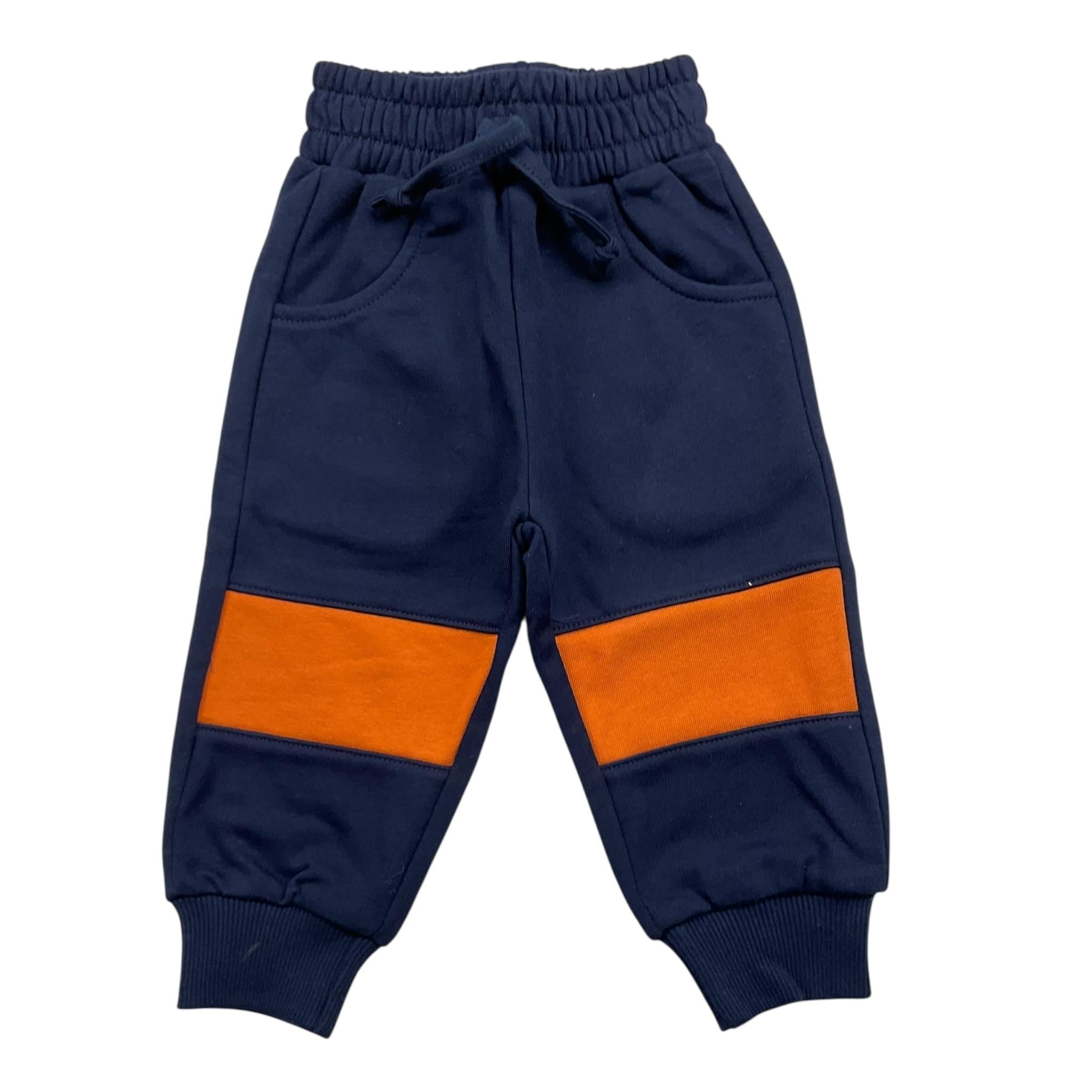 Y-CLU pantalone modello tuta tinta unita con elastico in vita Blu per Neonato BYN10712 BLU Y-CLU