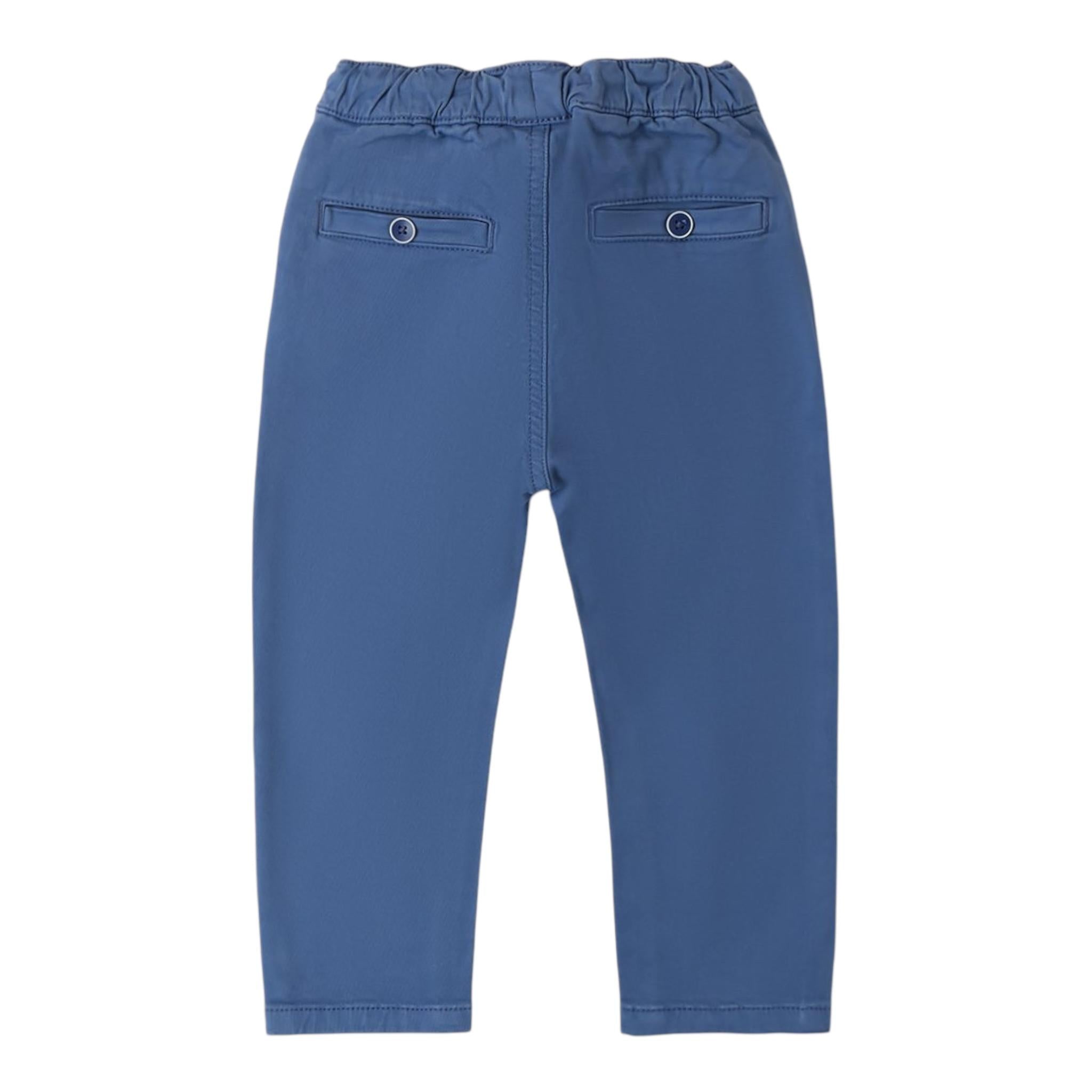 SARABANDA pantalone tinta unita con elastico in vita Azzurro per Bambino A161J AZZURRO SARABANDA