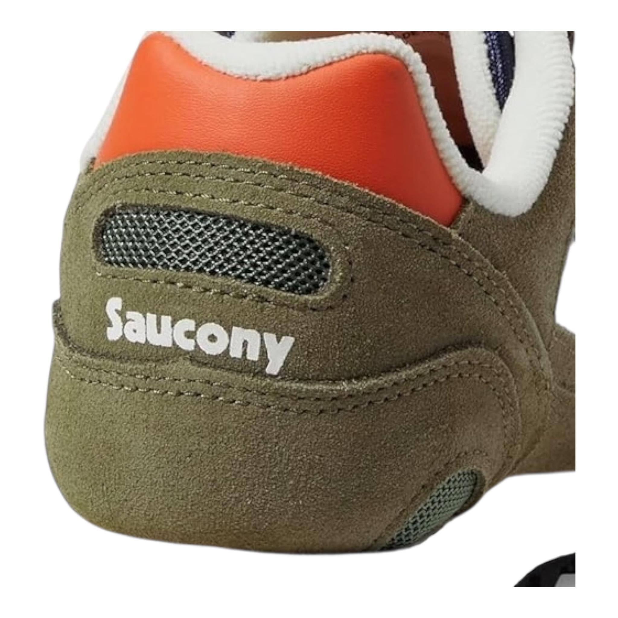 SAUCONY sneakers tinta unita con lacci Verde per Bambino SK267037 VERDE SAUCONY