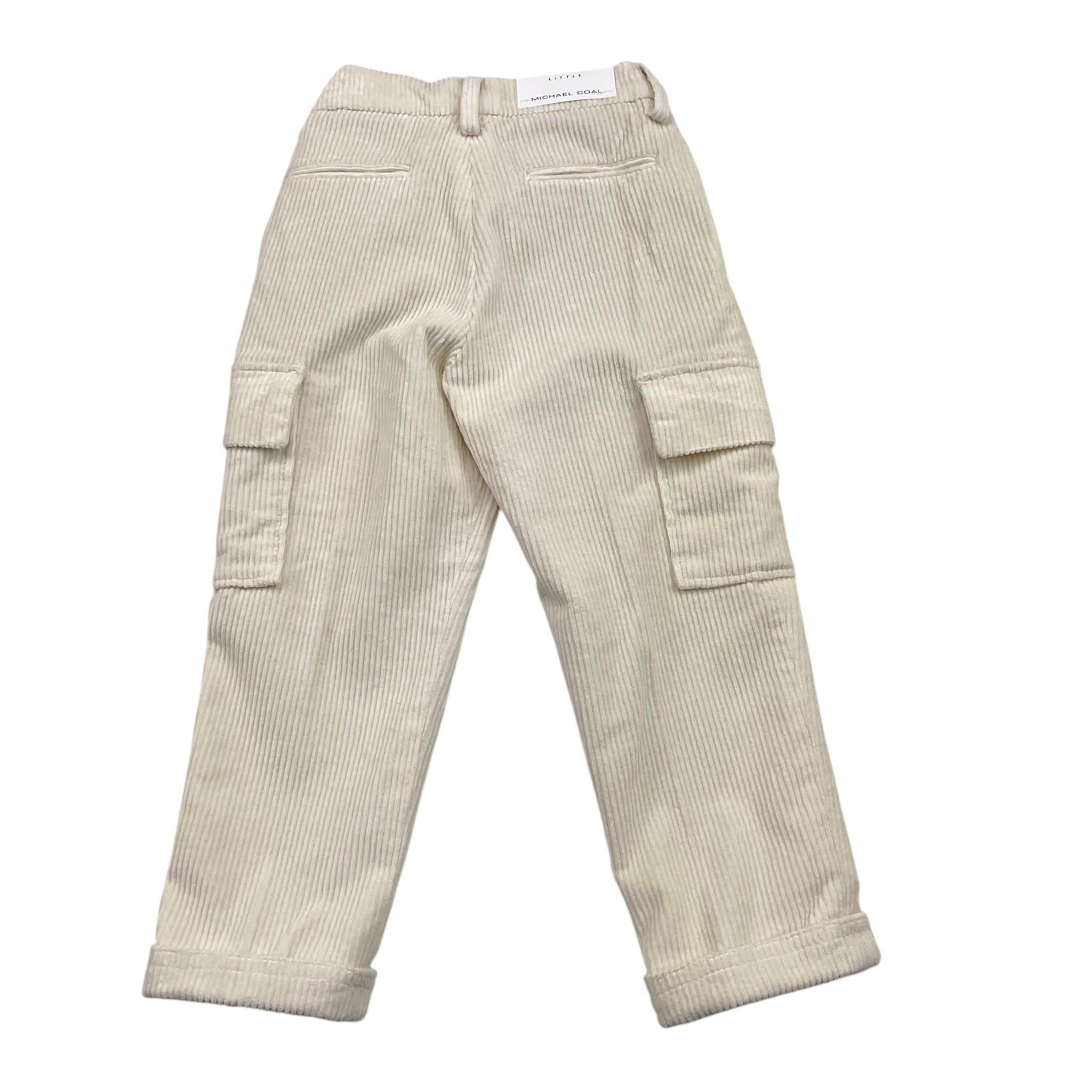 MICHAEL COAL pantalone tinta unita a costine Panna per Bambino LITTHO3588F24 PANNA MICHAEL COAL