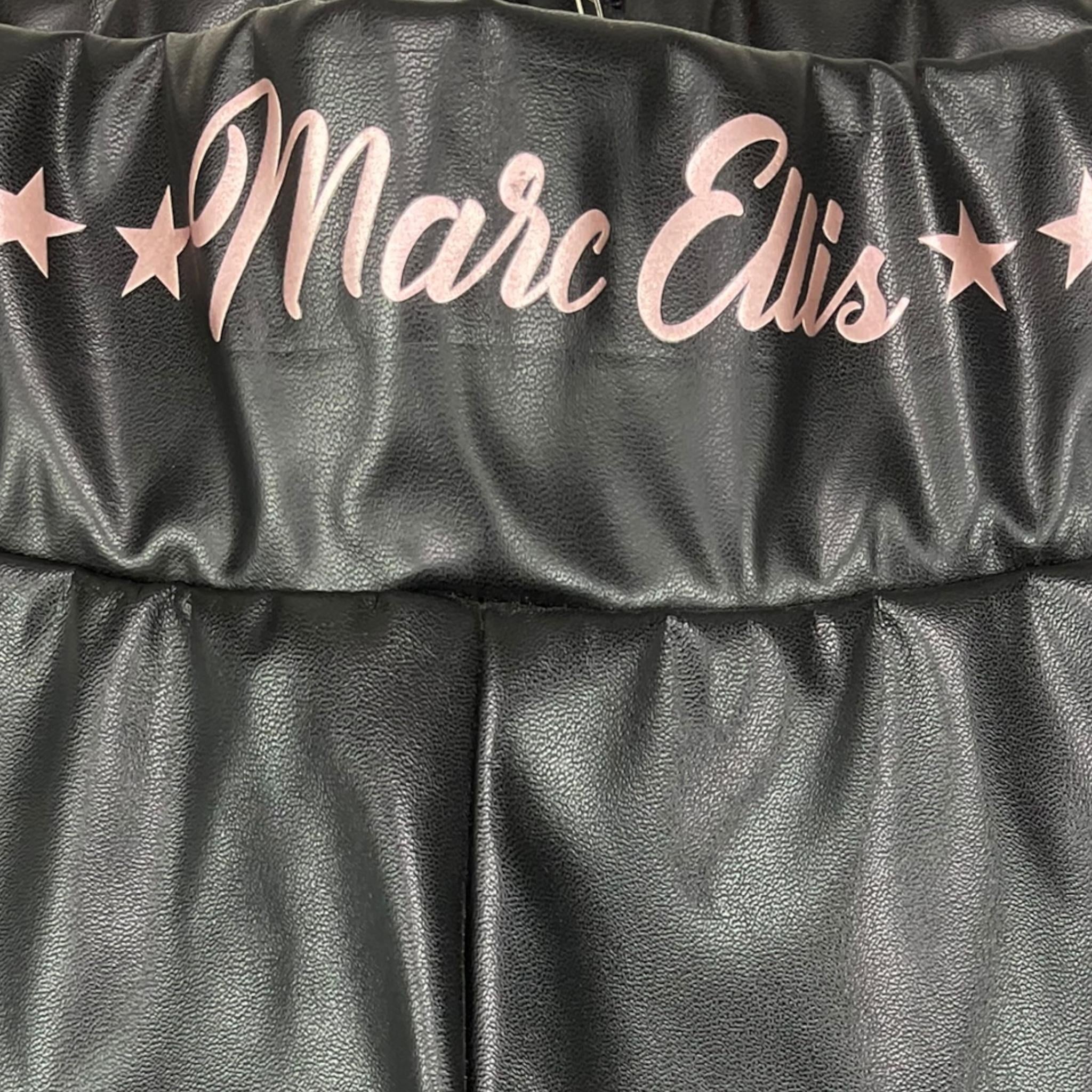 MARC ELLIS leggins in ecopelle tinta unita con elastico in vita Nero per Bambina JMJPT00284 NERO MARC ELLIS