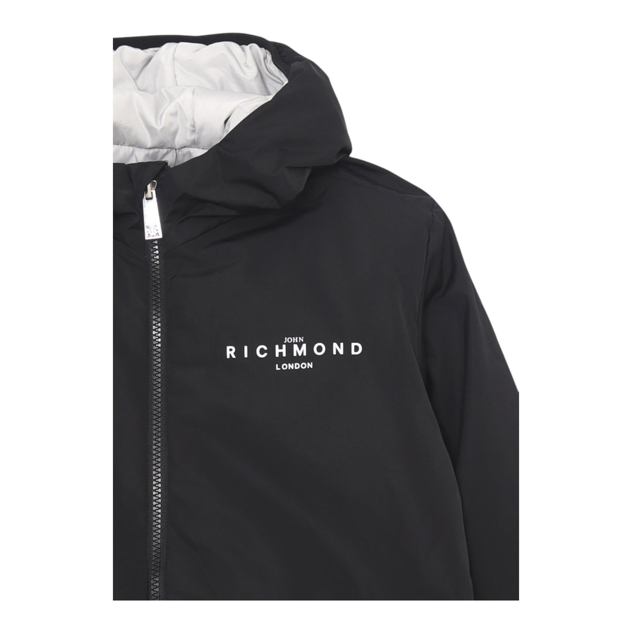JOHN RICHMOND giubbino reversibile bicolore cn cappuccio Nero/grigio per Bambino RBA24176PI NERO/GRIGIO JOHN RICHMOND