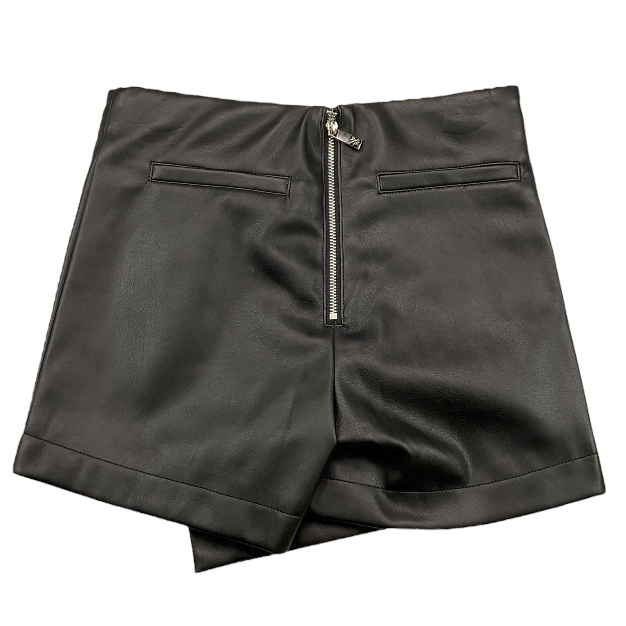 JOHN RICHMOND short in ecopelle tinta unita Nero per Bambina RGA25180GO NERO JOHN RICHMOND