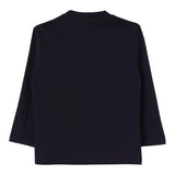 IL GUFO shirt girocollo tinta unita con stampa Blu per Bambino A24TA353MF002J BLU IL GUFO