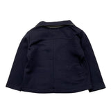 U.S. POLLO ASSN giacca tinta unita con logo Blu per Neonato GIA0059 BLU U.S. POLLO ASSN
