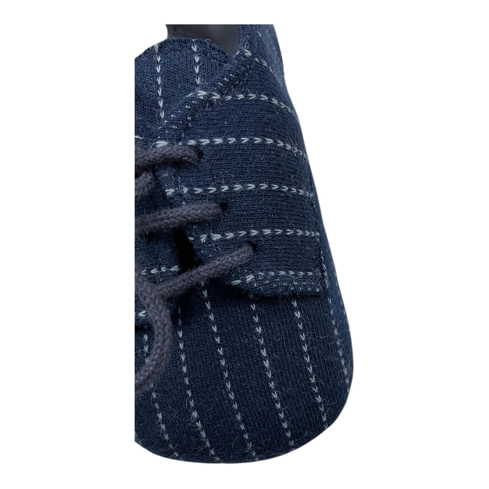 IL GUFO scarpina tinta unita con lacci Blu per Neonato A21SS100M1080 BLU IL GUFO