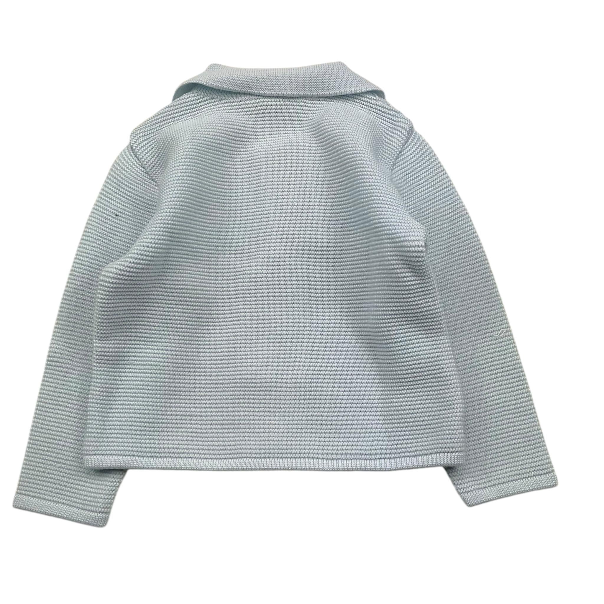 MARLU' completo 4pz camicia-papillons-cardigan-pantalone Azzurro per Neonato MU11176 AZZURRO MARLU'
