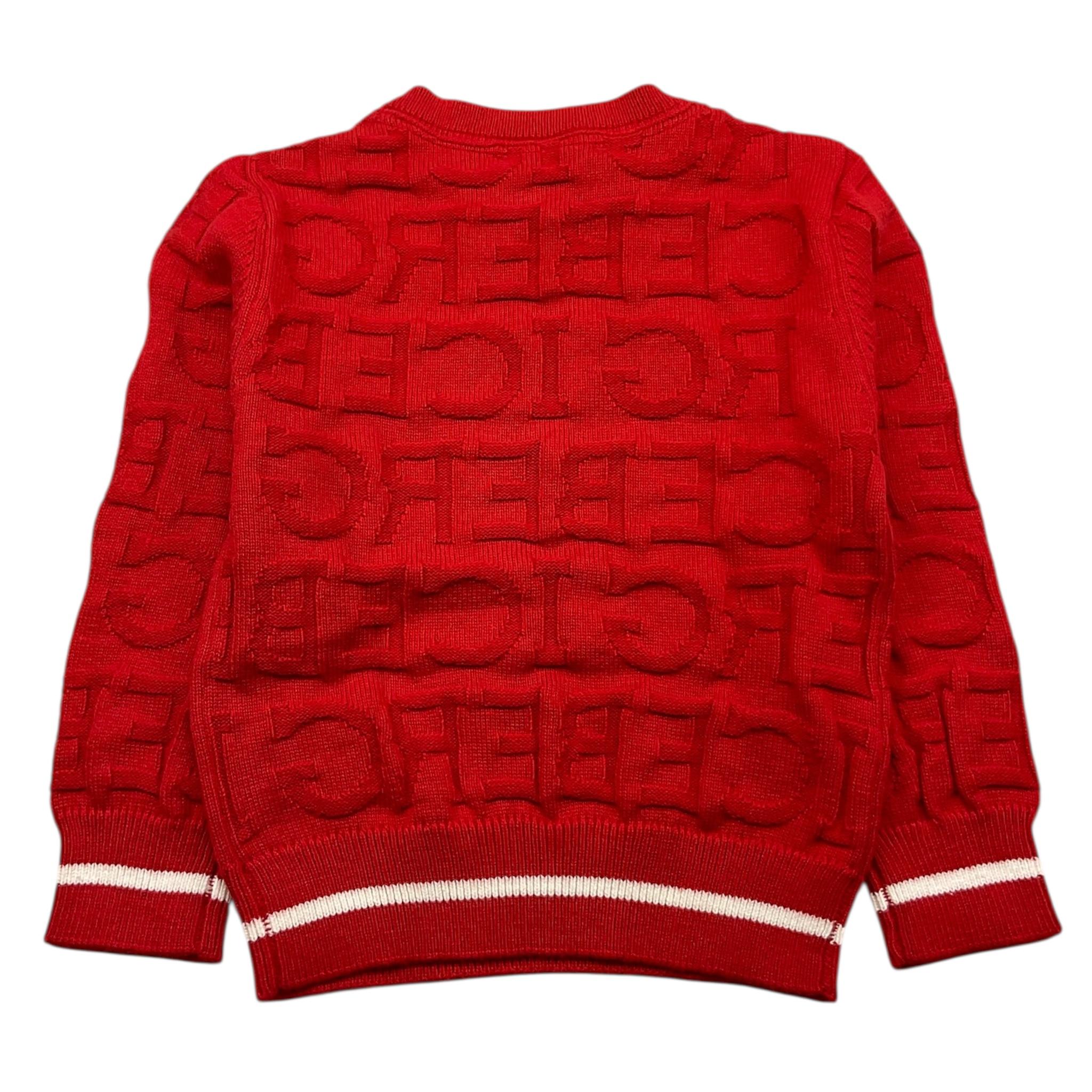 ICEBERG maglia girocollo tinta unita con loghi Rosso per Neonato MGICE5307BXX ROSSO ICEBERG