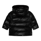 MOSCHINO giubbino tinta unita con cappuccio Nero per Neonata MDS02E NERO MOSCHINO