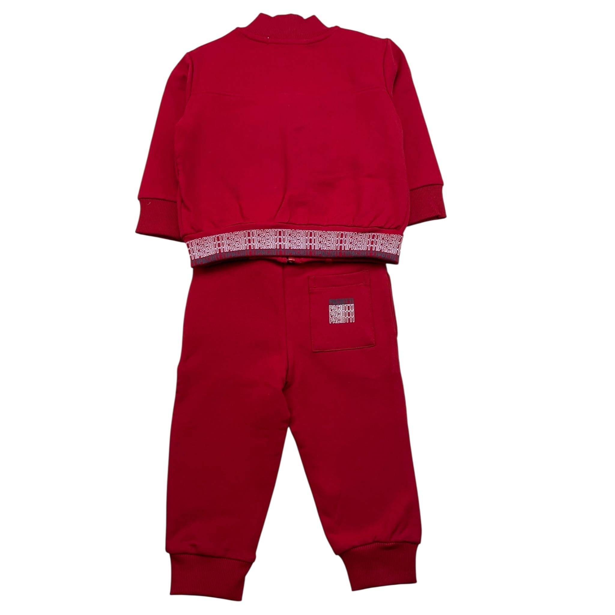 CESARE PACIOTTI completo 2 pezzi felpa-pantalone tinta unita Rosso per Neonato COMP4306B ROSSO CESARE PACIOTTI
