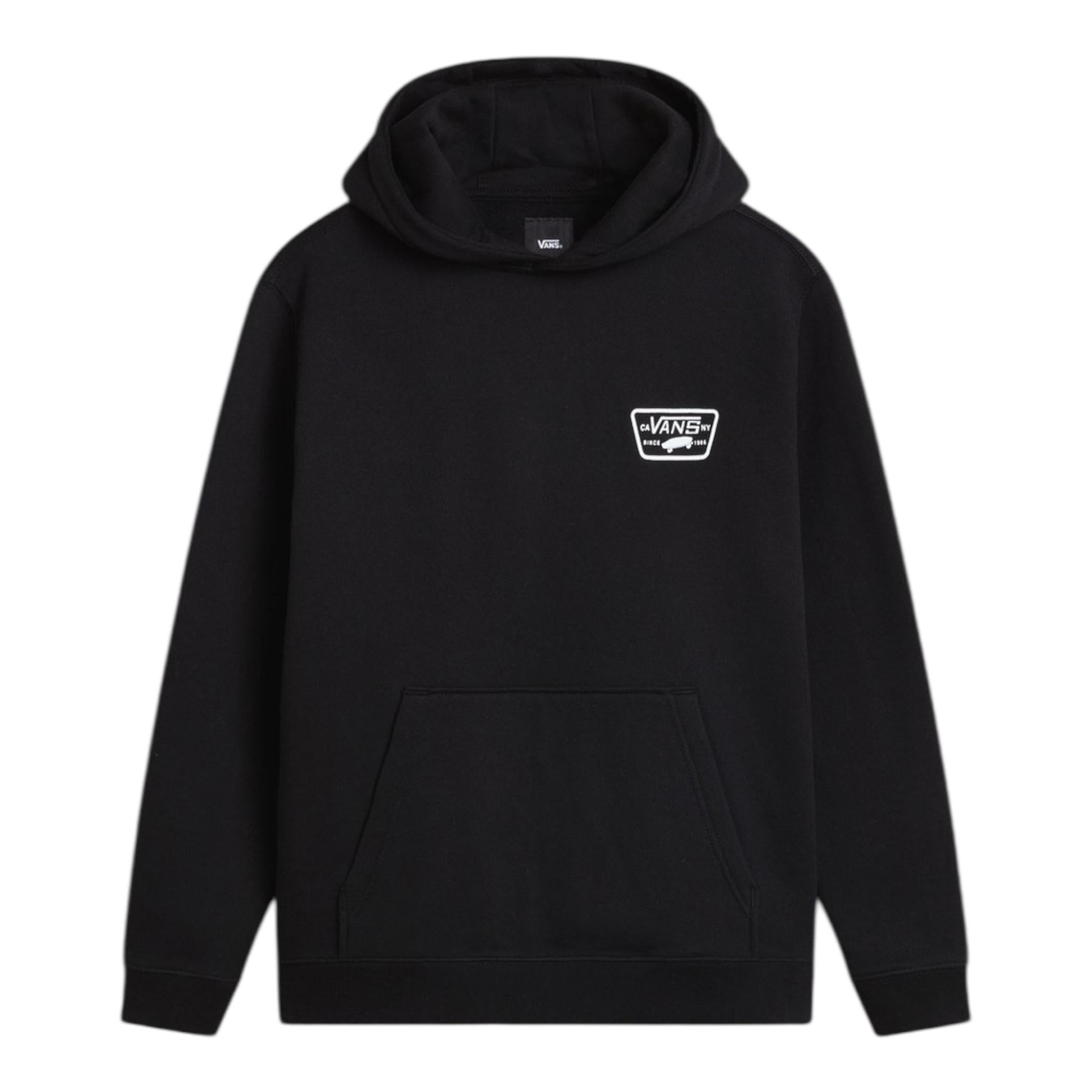 VANS felpa chiusa con cappuccio e stampa logo Nero per Bambino VN000JBEBLK1X NERO VANS