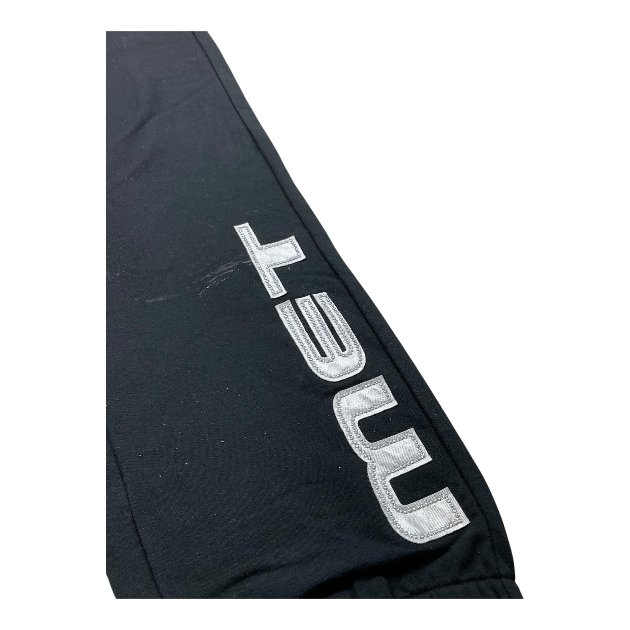 MET pantalone modello tuta tinta unita con logo Nero per Bambina ME593 NERO MET
