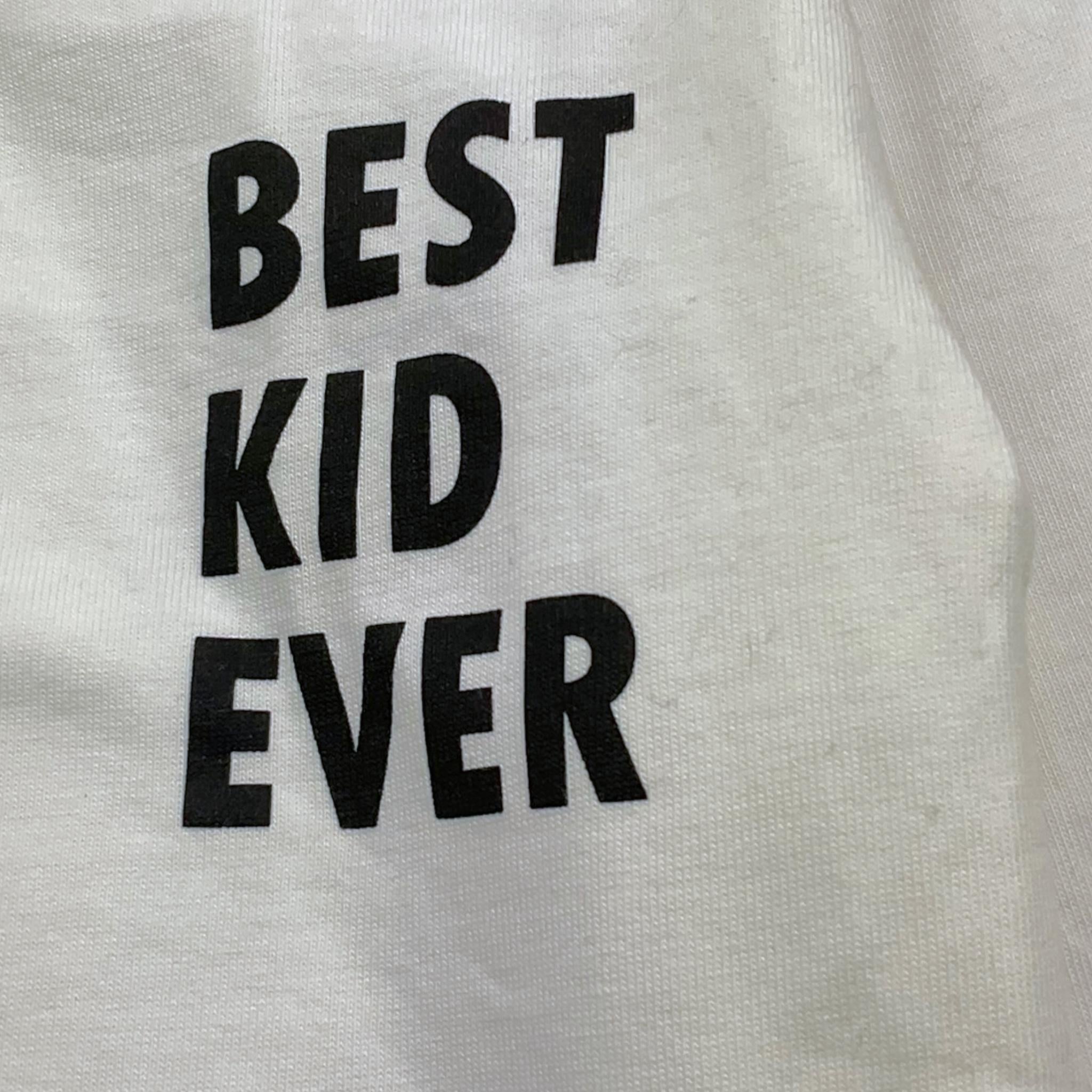 ZHOE & TOBIAH shirt girocollo tinta unita con stampa Bianco per Bambino BSS7 BIANCO ZHOE & TOBIAH