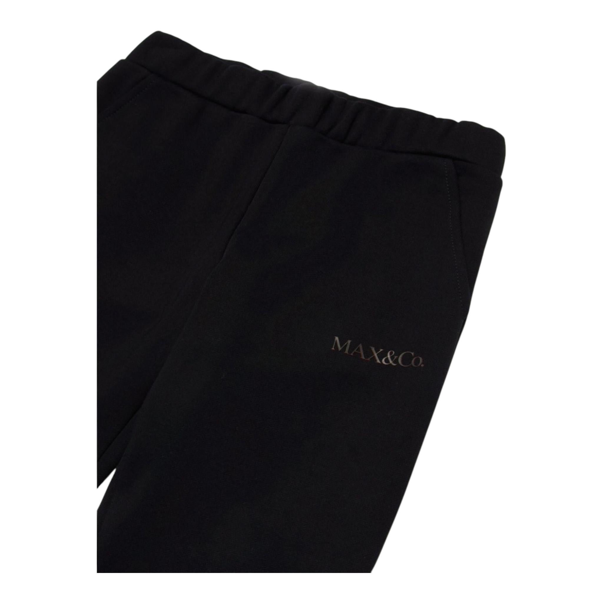 MAX&Co. pantalone tinta unita modello zampa Nero per Bambina MX0042 NERO MAX&Co.